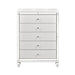 Alonza 5 Drawer Chest in White 1845-9 image