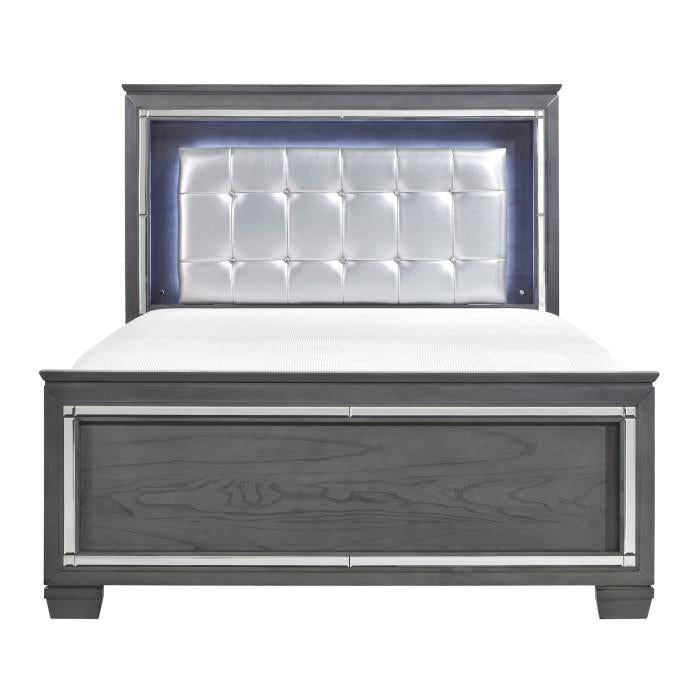 Allura (3)California King Bed, LED Lighting