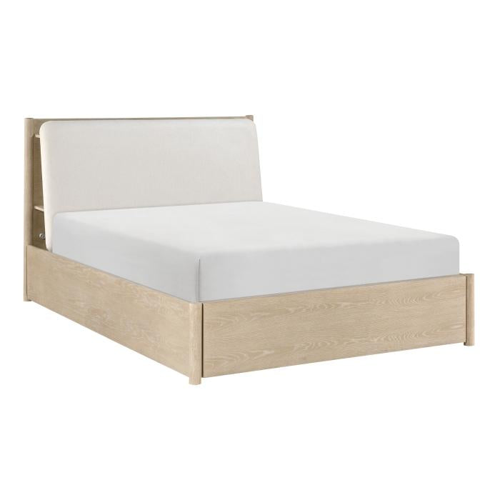 1313NK-1CK-Bedroom (3) California King Platform Bed with Footboard Storage