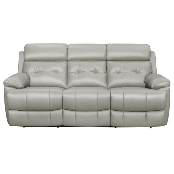 Lambent Double Reclining Sofa in Silver Gray image