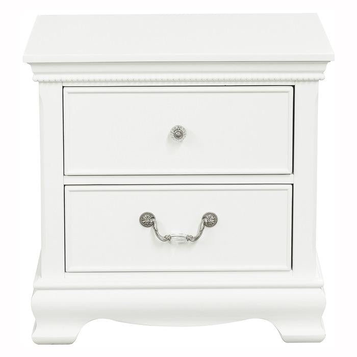 Lucida 2 Drawer Nightstand in White 2039W-4 image