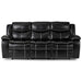 Bastrop Double Reclining Sofa in Black 8230BLK-3 image