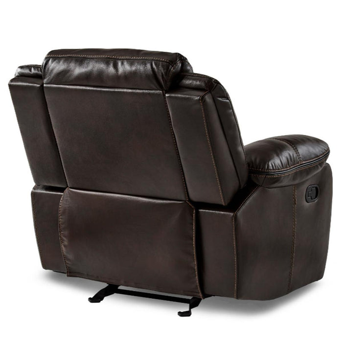 Bastrop Glider Reclining Chair in Brown 8230BRW-1