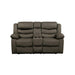 Discus Double Reclining Loveseat in Brown 9526BR-2 image