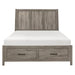 Bainbridge (3) California King Platform Bed with Footboard Storage image