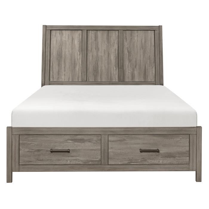 Bainbridge (3) Eastern King Platform Bed with Footboard Storage image