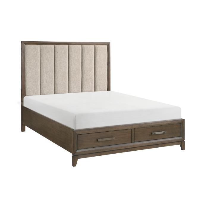 Cambridge (3) Queen Platform Bed with Footboard Storage