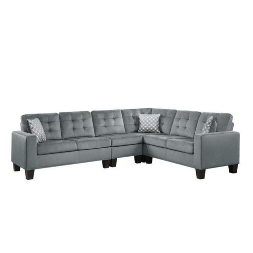 Lantana 2-Piece Reversible Sectional in Gray 9957GYSC image