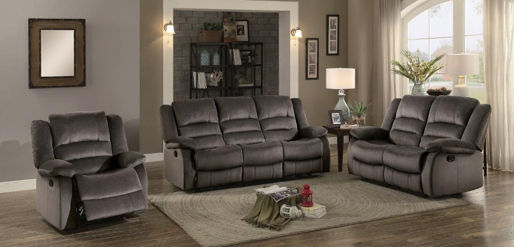 Jarita Double Reclining Loveseat in Chocolate