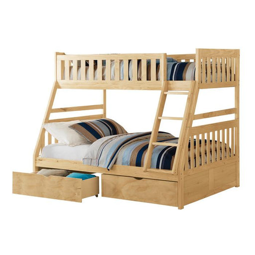 B2043TF-1T - (4) Twin/Full Bunk Bed with Storage Boxes image