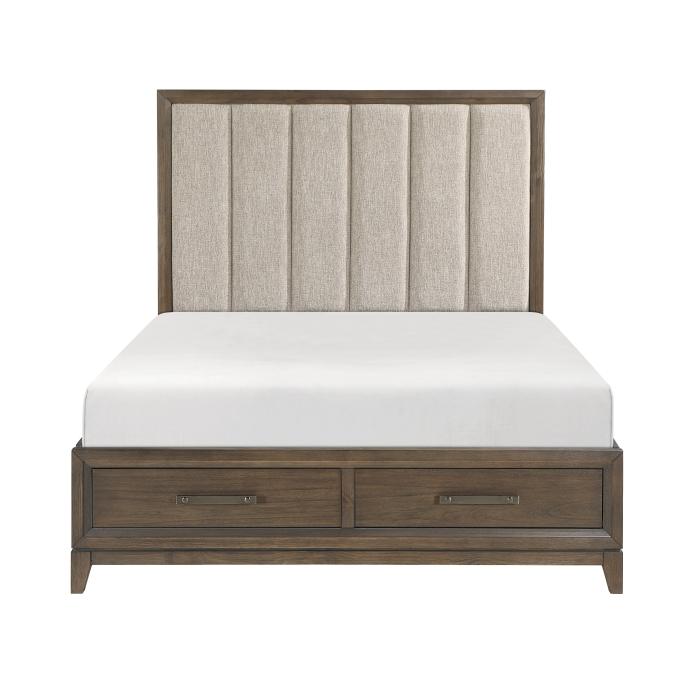 Cambridge (3) Queen Platform Bed with Footboard Storage image