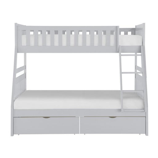 B2063TF-1T - (4) Twin/Full Bunk Bed with Storage Boxes image