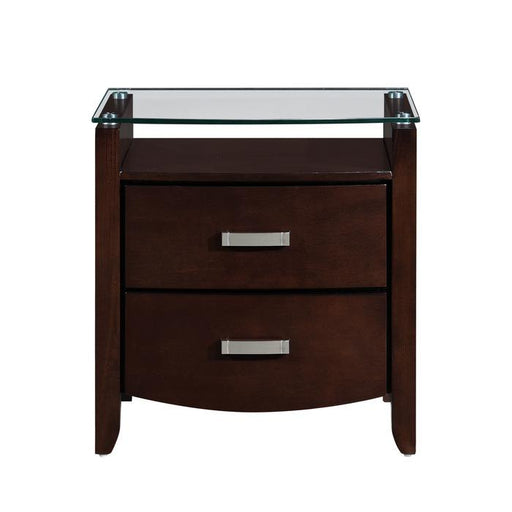 Lyric 2 Drawer Nightstand in Dark Espresso 1737NC-4 image