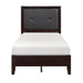 Edina Twin Panel Bed in Espresso-Hinted Cherry 2145T-1 image