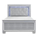 Allura Full Panel Bed in Silver 1916F-1 image