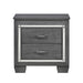 Allura Nightstand in Gray 1916GY-4 image