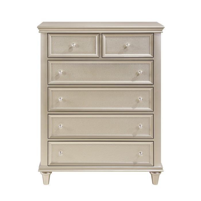 Celandine 6 Drawer Chest in Silver 1928-9 image