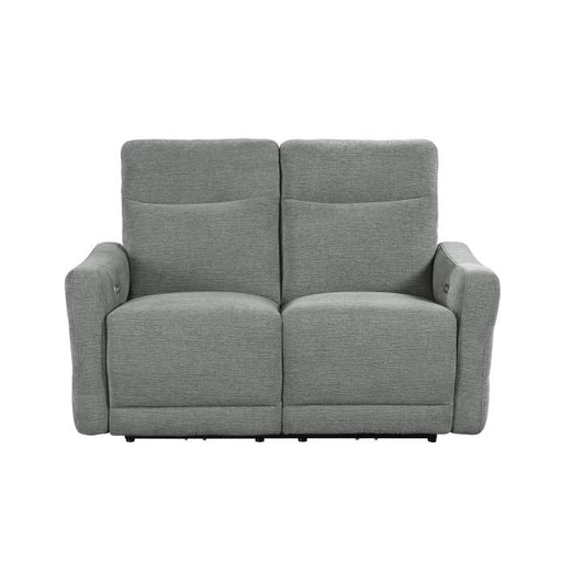 Edition Power Double Lay Flat Reclining Loveseat in Dove Grey 9804DV-2PWH image