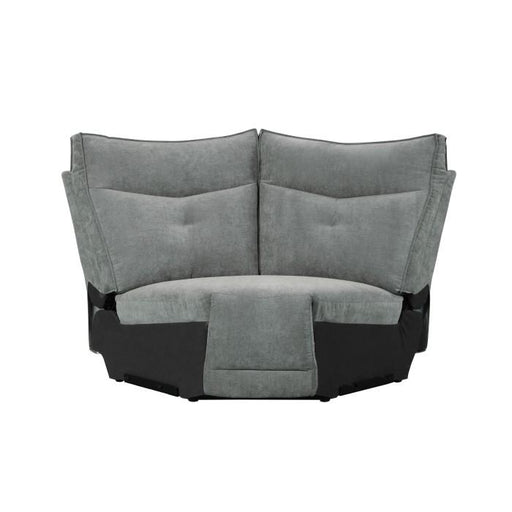 Tesoro Corner Seat in Dark Gray 9509DG-CR image