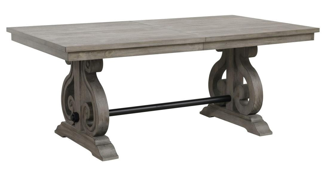 Toulon Dining Table in Dark Pewter 5438-96