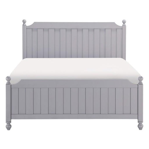 Wellsummer Queen Panel Bed in Gray 1803GY-1 image