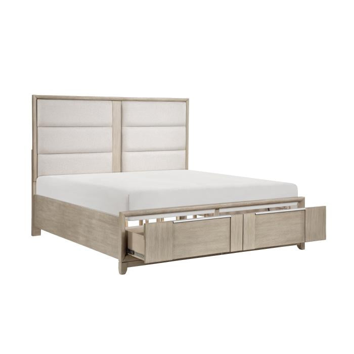 McKewen (3) Queen Platform Bed with Footboard Storage