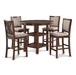 AMY 5 PC COUNTER DINING SET-CHERRY image