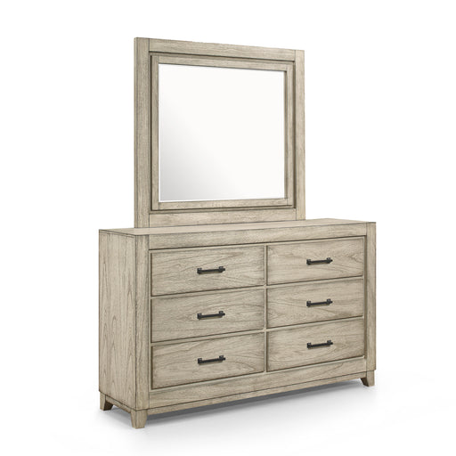 ASHLAND MIRROR-RUSTIC WHITE image