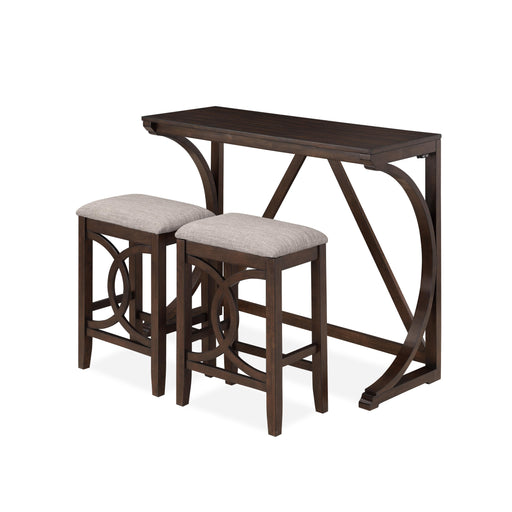 BELLA COUNTER TABLE & 2 STOOLS-CHERRY image