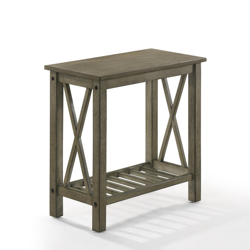 EDEN CHAIRSIDE TABLE-GRAY image