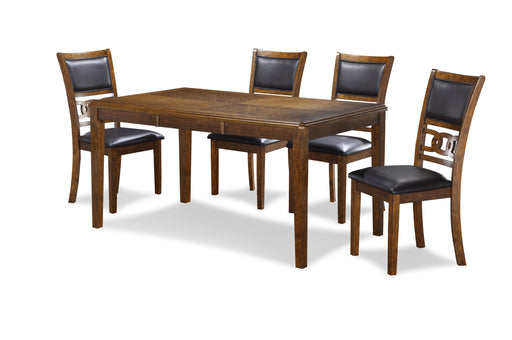 GIA 60" DINING TABLE+CHAIRS (5 PCS/CTN) -BROWN image