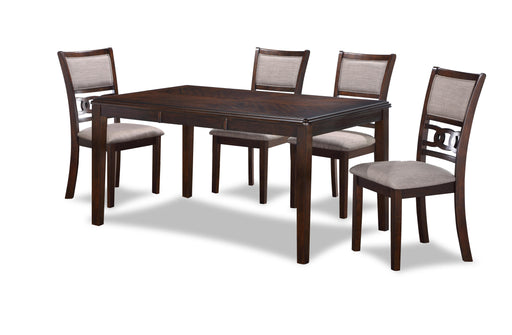 GIA 60" DINING TABLE+CHAIRS (5 PCS/CTN) -CHERRY image