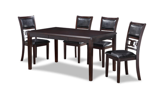 GIA 60" DINING TABLE+CHAIRS (5 PCS/CTN) -EBONY image