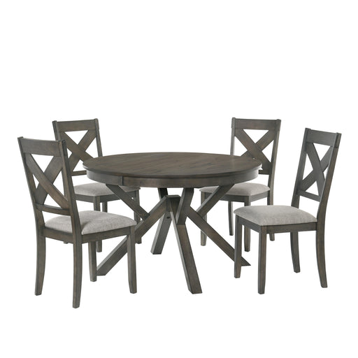 GULLIVER ROUND TABLE-RUSTIC BROWN image