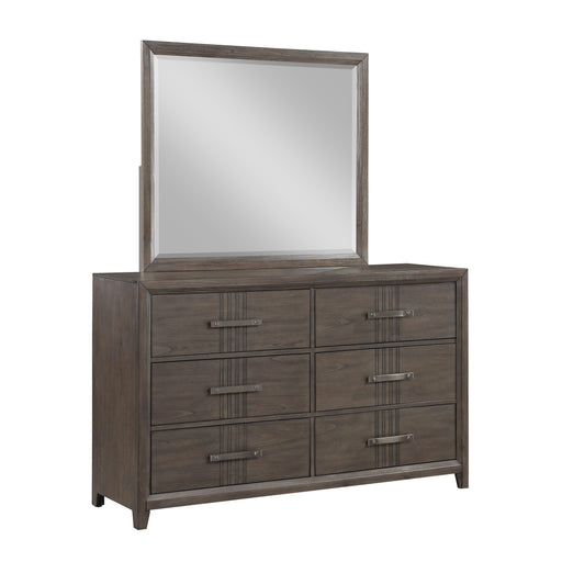 LANDON MIRROR-WALNUT image