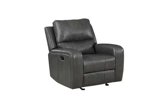 LINTON LEATHER GLIDER RECLINER-GRAY image