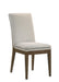 MAGGIE DINING CHAIR W/NATURAL CUSHION-WALNUT image