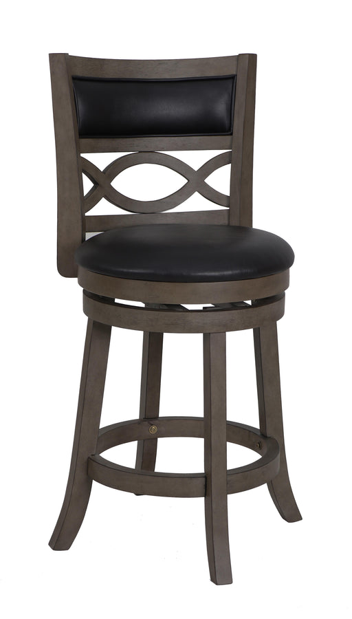 MANCHESTER 24" COUNTER STOOL-ANT GRAY W/PU SEAT image
