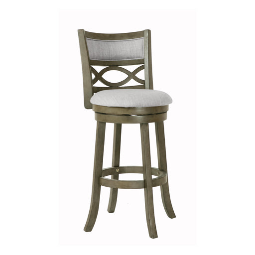 MANCHESTER 29" BAR STOOL-ANT GRAY W/FABRIC SEAT image