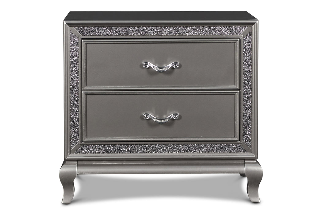 PARK IMPERIAL NIGHTSTAND-PEWTER