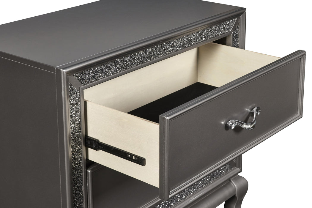 PARK IMPERIAL NIGHTSTAND-PEWTER