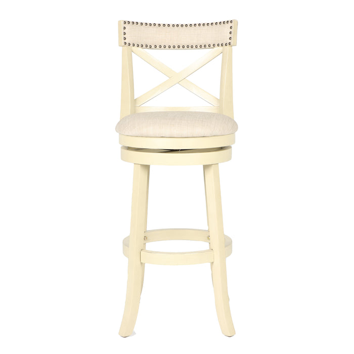 York 29" Bar Stool-White
