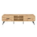 Rowan 71" Low Profile Tv Console-Natural
