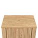 Thayer One Drawer End Table/Bedside Table-Natural