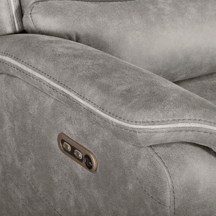 Kamari Laf Console Loveseat W/Dual Pwr Hr & Fr-Gray