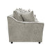 Sylvie Sofa W/4 Accent Pillows-Lush Silver Gray