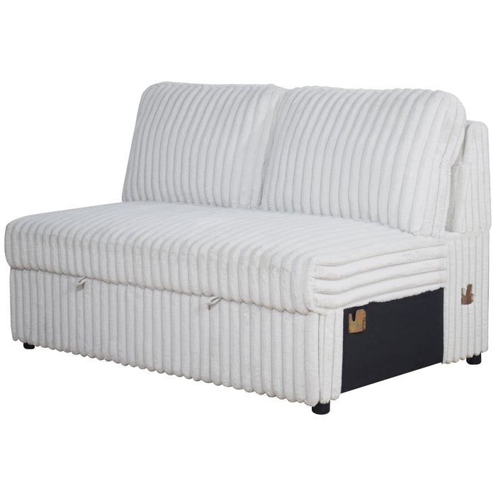 Bliss Loveseat W/Pull Out Bed-Mist Gray