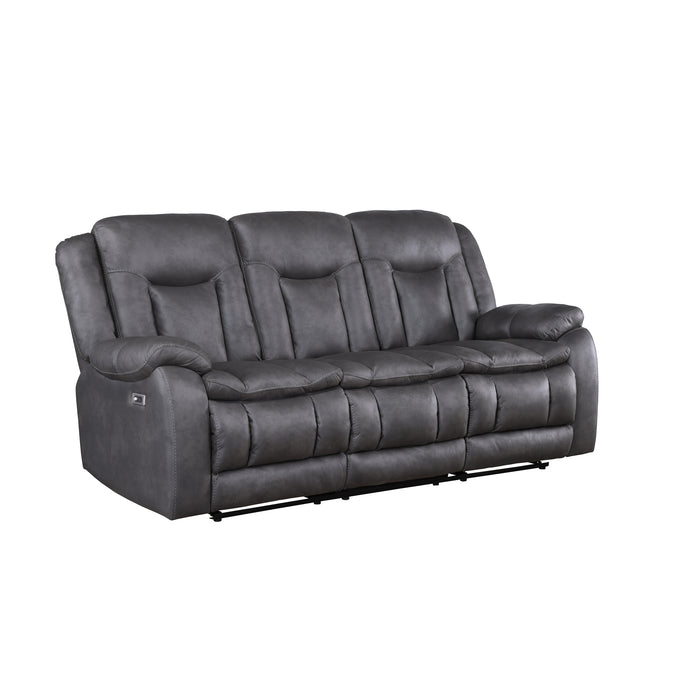 Morello Sofa W/Pwr Fr- Gray