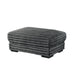 Embrace 41" Ottoman-Charcoal
