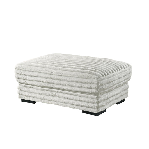 Embrace 41" Ottoman-White
